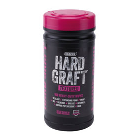 Draper Hard Graft Multipurpose Textured Wipes (Tub of 100) 12435