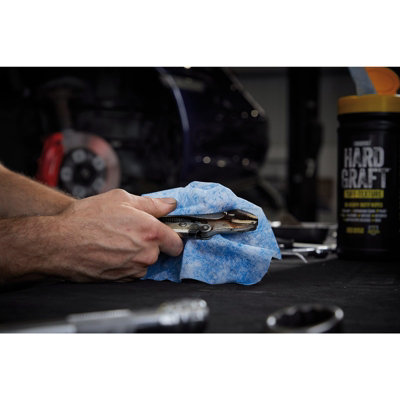 Draper Hard Graft Multipurpose Tuff-Texture Wipes (Tub of 80) 12436 - 5
