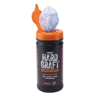 Draper Hard Graft Painter's Wipes (Tub of 80) 12439