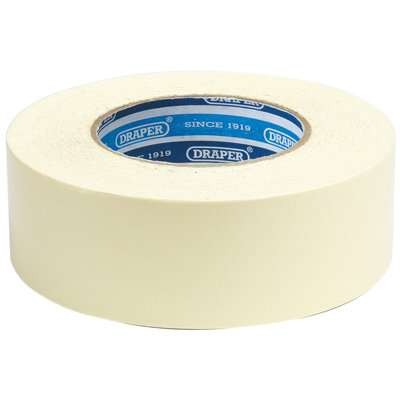 Draper  Heavy Duty Double Sided Tape, 50m x 50mm 65392