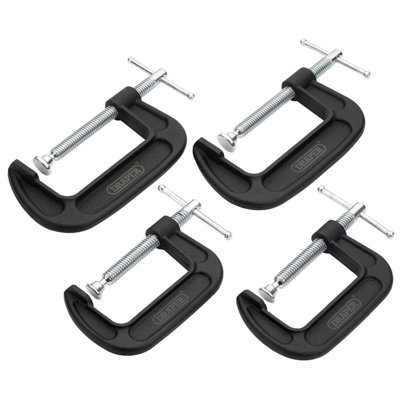 Draper Heavy Duty G-Clamp Set (4 Piece) 18992