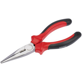 Draper Heavy Duty Long Nose Pliers with Soft Grip Handles, 165mm 67997