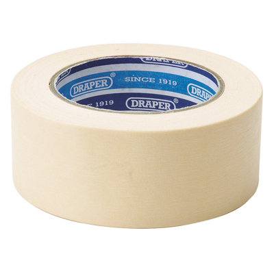 Draper Heavy Duty Masking Tape Roll, 50m x 50mm 63479