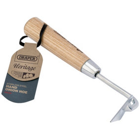 Draper Heritage Stainless Steel Onion Hoe With Ash Handle 99029