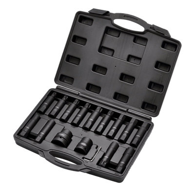 Draper Hex & TX-Star Impact Bit Set in Storage Case, Chrome Molybdenum ...