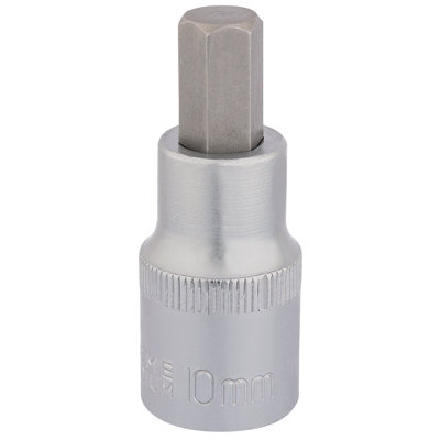 Draper Hexagonal Socket Bits, 1/2" Sq. Dr., 10mm 16303