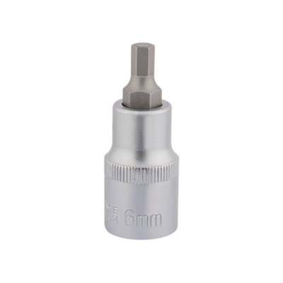 Draper Hexagonal Socket Bits, 1/2" Sq. Dr., 6mm 16298