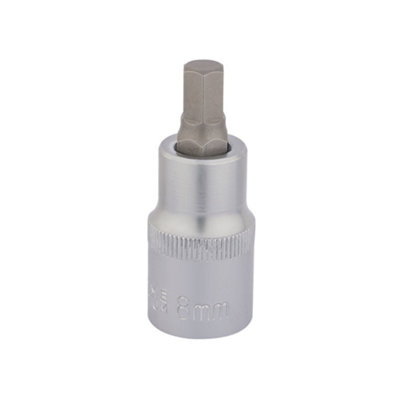 Draper Hexagonal Socket Bits, 1/2" Sq. Dr., 8mm 16302