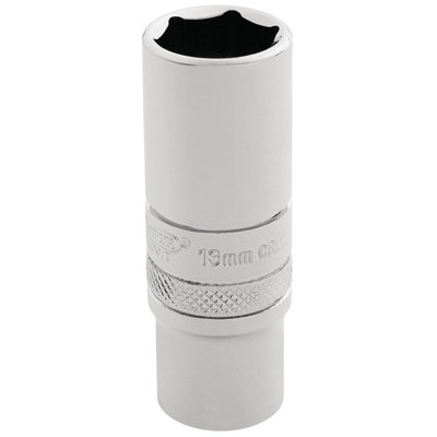 Draper HI-TORQ 6 Point Deep Socket, 1/4" Sq. Dr., 13mm 32762