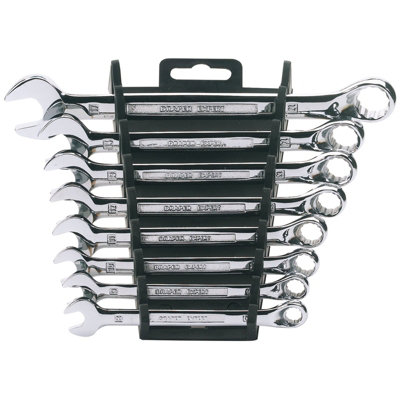 Draper Hi-Torq Metric Combination Spanner Set 8 Piece 64604