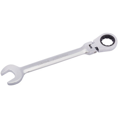 Draper HI-TORQ Metric Flexible Head Ratcheting Combination Spanner, 24mm 52025