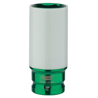 Draper HI-TORQ Wheel Nut Socket for Alloy Wheels, 1/2" Sq. Dr.  (23mm) 83033