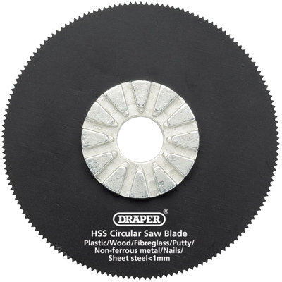 Draper HSS Circular Saw Blade, 63mm Diameter, 18tpi 26073