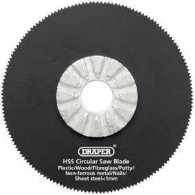Draper HSS Circular Saw Blade, 63mm Diameter, 18tpi 26073