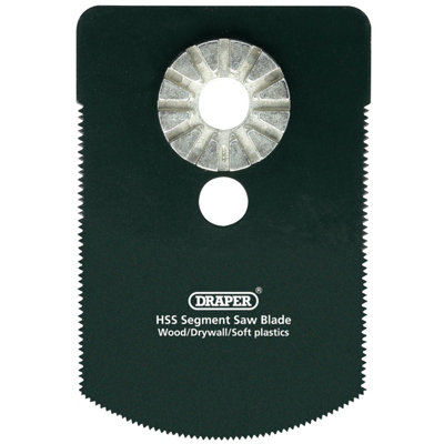 Draper HSS Segment Saw Blade, 66mm, 18tpi 26130 DIY at B&Q