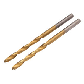 Draper HSS Titanium Nitride Coated Drill Bit, 3.0mm (Pack of 2) 08862