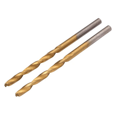 Draper HSS Titanium Nitride Coated Drill Bit, 3.5mm (Pack of 2) 08864