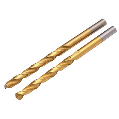 Draper HSS Titanium Nitride Coated Drill Bit, 5.0mm (Pack of 2) 08867