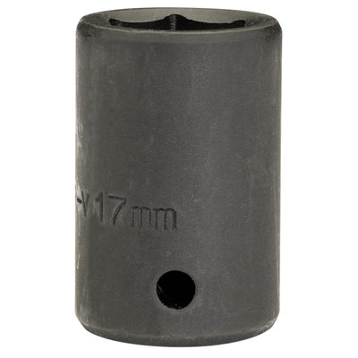 Draper Impact Socket, 1/2" Sq. Dr., 17mm 28496