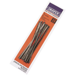 Draper Junior Hacksaw Blades, 150mm, 14tpi (Pack of 10) 39007