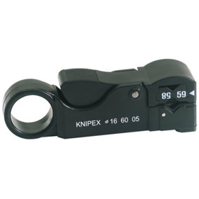 Draper Knipex 16 60 05SB Adjustable Co-Axial Stripping Tool, 4 - 10mm 64953