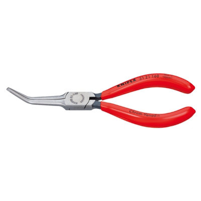 Draper Knipex 31 21 160 SB Bent Needle Nose Pliers, 160mm 55738