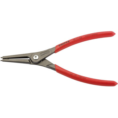 Draper Knipex 49 11 A3 225mm External Straight Tip Circlip Pliers, 40 - 100mm Capacity 75091