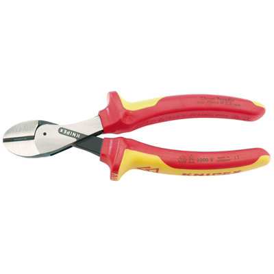 Draper Knipex 73 08 160UKSBE VDE Fully Insulated ' x Cut' High Leverage Diagonal Side Cutters 54087