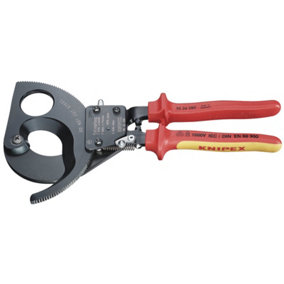 Draper Knipex 95 36 250 VDE Heavy Duty Cable Cutter, 250mm 57677