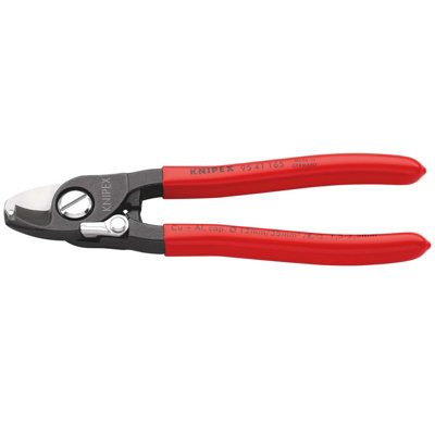 Draper KNIPEX 95 41 165 Cable Shears plastic coated burnished, 165mm 82576