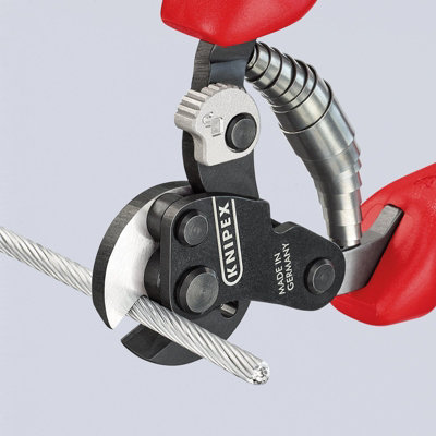 Draper KNIPEX 95 62 160 SB Wire Rope Cutter also for high-strength wire ...