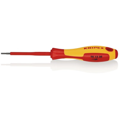 Draper KNIPEX 98 13 20 VDE Insulated Hexagon Screwdriver, 2.0 x 75mm 02563