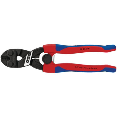 Draper Knipex Cobolt 71 12 200 SB Compact Bolt Cutters with Sprung Handles, 200mm 49188