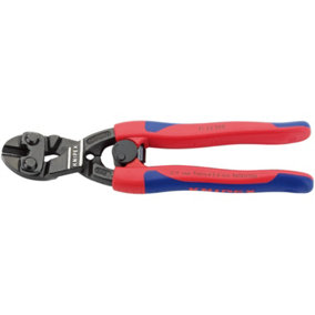 Draper Knipex Cobolt 71 22 200SB Compact 20 degree Angled Head Bolt Cutters with Sprung Handles, 200mm 49189