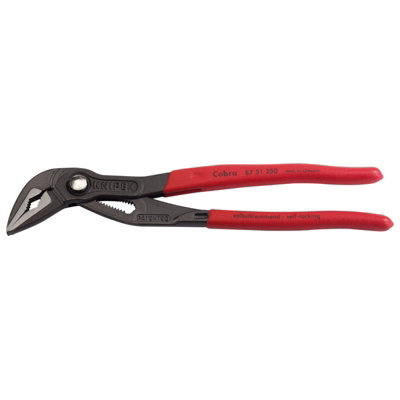 Draper Knipex Cobra 87 51 250 Long Jaw Water Pump Pliers, 250mm 40212