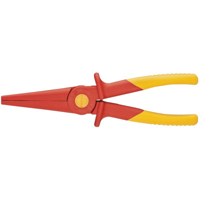 Draper Knipex Fully Insulated 'S' Range Soft Grip Long Nose Pliers, 220mm 06083