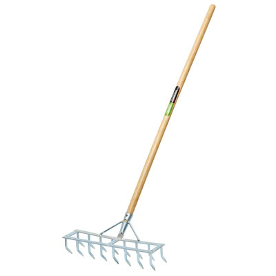 Draper Long Handled Steel Harrow Rake and Scarifier 09994