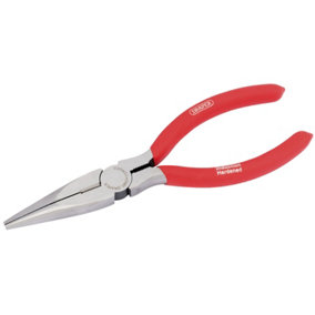 Draper Long Nose Pliers with PVC Dipped Handles, 160mm 67869