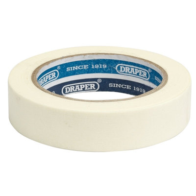 Draper Masking Tape Roll, 50m x 25mm 63481