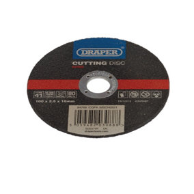Draper  Metal Cutting Disc, 100 x 2.5 x 16mm 94769