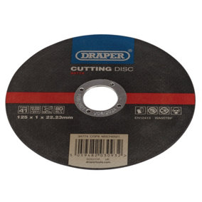 Draper  Metal Cutting Disc, 125 x 1 x 22.23mm 94774