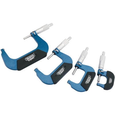 Draper Metric External Micrometer Set (4 Piece) 46607