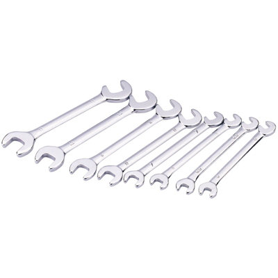 Draper Metric Midget Open End Spanner Set 8 Piece 19754