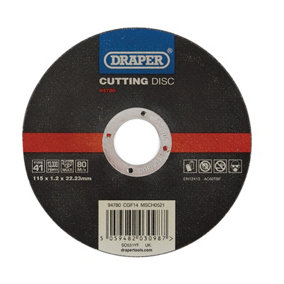 Draper  Multi-Purpose Cutting Disc, 115 x 1.2 x 22.23mm 94780