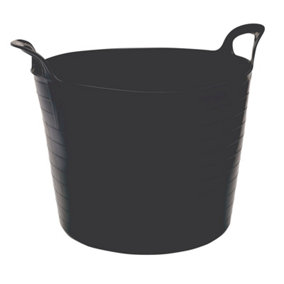 Draper  Multi-Purpose Flexible Bucket, 42L Capacity, Black 43475