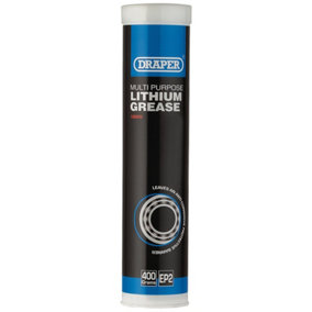 Draper Multi-Purpose Lithium Grease, 400ml Cartridge 18005