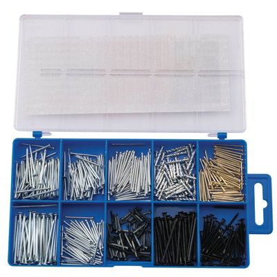 Draper Nail and Pin Assortment (485 Piece) 69042