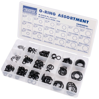 Draper O-Ring Assortment (225 Piece) 56377