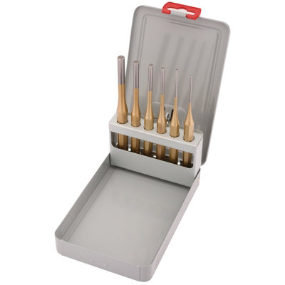 Draper Expert 6 Piece Octagonal Pin Punch Set - 2mm To 8mm (74712)