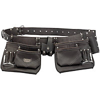 Draper Oil-Tanned leather Double Pouch Tool Belt 03138